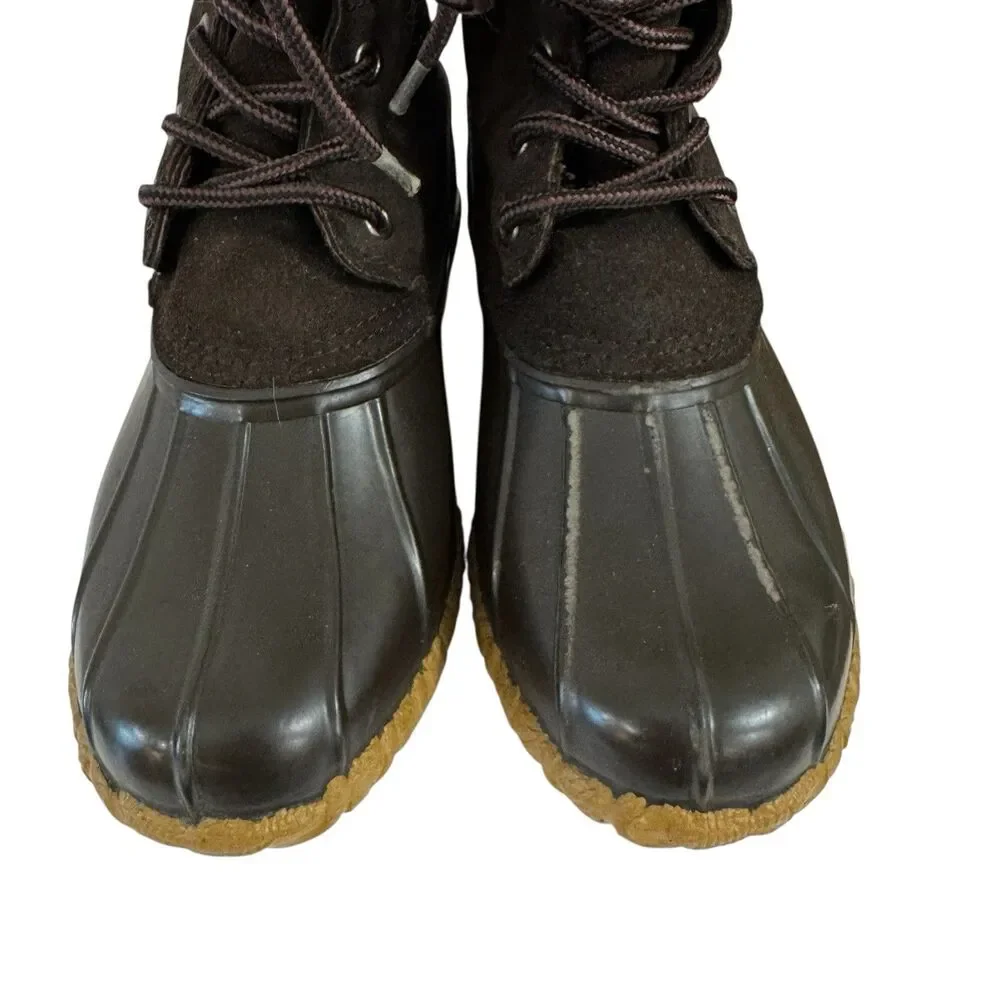 Red Ball By LaCrosse 8 Steel Shank Duck Boots Brown Removable Liners Mens READ